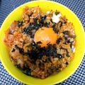 ＨirokＯ's cooksnap of when they made ナムルと豚バラのビビンバ丼.