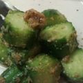 sheeks's cooksnap of when they made すぐできる！ごま塩きゅうり.