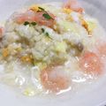 チョコ大好き❤'s cooksnap of when they made 【アレンジ済】レタスチャーハン海老餡掛け.