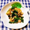 ﾁｲﾁｬﾝﾏﾏ's cooksnap of when they made もう一品に♪小松菜と鶏肉のバター炒め.