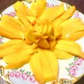 lucey☆girl's cooksnap of when they made 簡単華やか❀フルーツ花のバースデーケーキ.