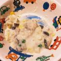 クック88GQAX☆'s cooksnap of when they made 幼児食1歳 たらのじゃがミルク煮.