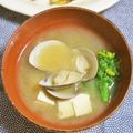 mmameco's cooksnap of when they made 潮干狩り　ハマグリの味噌汁.