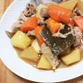 そらてんママ's cooksnap of when they made しっかり味噌味☆豚肉と野菜の煮物.