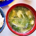 まみお✳'s cooksnap of when they made アオサの味噌汁.