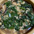 あろま花子's cooksnap of when they made 春菊・えのき・卵のあん掛け豆腐.