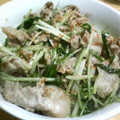 ねっちゃんっ's cooksnap of when they made ☆水菜と豚肉のマヨ醤油☆丼でもおいしい！.