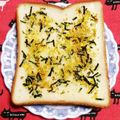こげ岡's cooksnap of when they made のりたま★トースト.