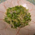 すがみほ's cooksnap of when they made ゴマ油でウマ～　セロリとシラスの和え物.
