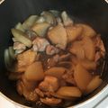 ばーこ４３'s cooksnap of when they made やっつけ大根と鶏ムネの煮物.