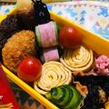 しょうちゃんれしぴ's cooksnap of when they made お弁当に！くるくるきゅうりwithハム.