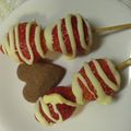 ひろみつばち's cooksnap of when they made いちご飴じゃなくて、簡単いちごチョコ！.