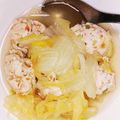 こざざざざ's cooksnap of when they made 【鳥むね肉で】肉団子のおかずスープ.