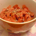 ちょびーす's cooksnap of when they made 人参の皮のきんぴら.