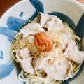 くーちなし's cooksnap of when they made 梅おろしうどん.