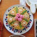aya__417's cooksnap of when they made 1分✿ピンクのお花かまぼこ✿.