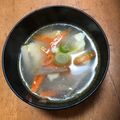 クックBWJ63G☆'s cooksnap of when they made ✿崩し豆腐入り♡豚ごぼうスープ✿.