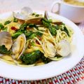 アイリッシュショコラ's cooksnap of when they made 菜の花とアサリの春パスタ♡.