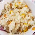 クックO16FRJ☆'s cooksnap of when they made コーンとウインナーの簡単炊飯器ピラフ♪.