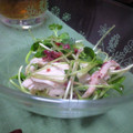 maripe50's cooksnap of when they made ささみとかいわれの梅肉和え.