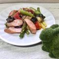 はらぺこしろうさぎ's cooksnap of when they made お弁当に♪アスパラ＆ソーセージ炒め.