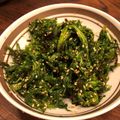 もこもこぼんぼん's cooksnap of when they made わさび菜と塩昆布の漬物.