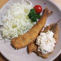めがねロック's cooksnap of when they made キスのフライ 開くところから写真で解説.