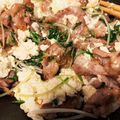 自分のメモ's cooksnap of when they made 水菜と豚肉のふんわり卵チーズ炒め.