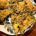 ちゃかき's cooksnap of when they made ２歳の娘が５分で完食！チーズチヂミ！.