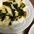 didiko's cooksnap of when they made キャベツとしらすの酢の物＊.