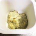 nonkodon's cooksnap of when they made 離乳食中期＊高野豆腐とバナナのプリン風.