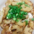 ばっしーさん's cooksnap of when they made 簡単！レンコンの甘辛炒め.