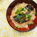 クココ♪♪'s cooksnap of when they made 香ばしさんまときのこの炊き込みご飯.