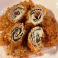 pigminta's cooksnap of when they made 激うま★豚肉の大葉梅肉チーズ巻きカツ★.