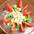 麻's cooksnap of when they made わさび菜と卵の簡単サラダ.