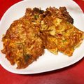 ちんしるさん's cooksnap of when they made お弁当にも☆ネギとカニカマの豆腐チヂミ.