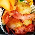 にーにやー's cooksnap of when they made ご飯がススム！簡単里芋とベーコン炒め.