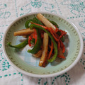 イチゴ、イチゴ。's cooksnap of when they made 【弁当】ちくわとピーマンの焼肉のタレ炒め.