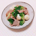 まあまま☆0403's cooksnap of when they made 豚肉とうずら卵の味噌炒め❤️.