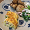 ばたみそーぱん☆'s cooksnap of when they made 紅しょうが ねぎ 卵焼き.