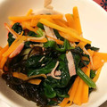 ユーロン's cooksnap of when they made ほうれん草とカニかまの塩昆布和え.