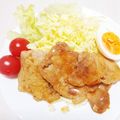 ぱふ's cooksnap of when they made 簡単！早っ♪ 超ズボラな生姜焼き.