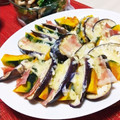 ☆☆あっきん☆☆'s cooksnap of when they made 電子レンジで！茄子とカボチャの重ね蒸し.