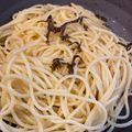 shoco9x8's cooksnap of when they made １人ランチ☆塩昆布わさびパスタ.