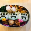 珊瑚の花's cooksnap of when they made お弁当☆簡単！電車おにぎり.