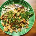 よっぴぃぴぃ's cooksnap of when they made 生姜酢醤油の豚肉ねぎソースの温野菜.