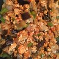 吉井さん☆'s cooksnap of when they made 簡単♡茄子と鶏ひき肉のカフェ風ボウル♪.