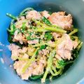 SANA0718's cooksnap of when they made 豆苗ツナマヨ和え.