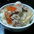 マス★'s cooksnap of when they made 豚肉でとろ～り八宝菜（中華丼）.