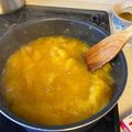 クックEFSUBO☆'s cooksnap of when they made 甘い香りのたんかんの皮のマーマレード風.